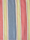 Ticking in pink, blue and beige stripes. Spain c.1950 - Lot of 2 pieces