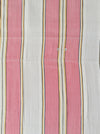 Ticking in pink and gray stripes. Spain c.1950 - Lot of 4 pieces