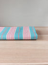 Ticking in green and pink stripes. Spain c.1940 - Lot of 4 pieces