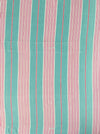 Ticking in green and pink stripes. Spain c.1940 - Lot of 4 pieces