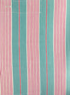 Ticking in green and pink stripes. Spain c.1940 - Lot of 4 pieces