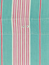 Ticking in green and pink stripes. Spain c.1940 - Lot of 4 pieces