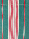 Ticking in green and pink stripes. Spain c.1940 - Lot of 2 pieces