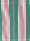 Ticking in green and pink stripes. Spain c.1940 - Lot of 2 pieces