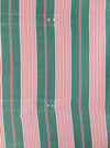 Ticking in green and pink stripes. Spain c.1940 - Lot of 2 pieces