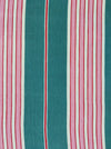 Ticking in green and pink stripes. Spain c.1940 - 82×116 cm