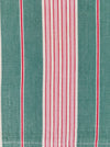 Ticking in green and pink stripes. Spain c.1940 - Lot of 2 pieces