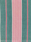 Ticking in green and pink stripes. Spain c.1940 - Lot of 3 pieces