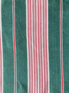 Ticking in green and pink stripes. Spain c.1940 - Lot of 2 pieces