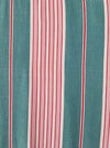 Ticking in green and pink stripes. Spain c.1940 - 133×190 cm