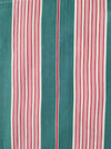Ticking in green and pink stripes. Spain c.1940 - Lot of 2 pieces