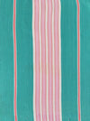 Ticking in bright green and pink stripes. Spain c.1940 - Lot of 2 pieces