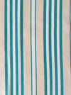 Ticking in green and beige stripes. Spain c.1940 - 118 cm × 3.78 meters