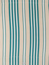 Ticking in green and beige stripes. Spain c.1940 - 138×46 cm
