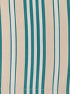 Ticking in green and beige stripes. Spain c.1940 - 138×46 cm