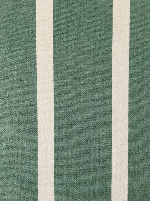 Ticking in olive green and white stripes. Spain c.1960 - Lot of 2 pieces