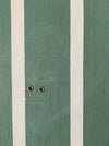 Ticking in olive green and white stripes. Spain c.1960 - Lot of 2 pieces