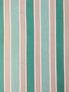 Ticking in green, beige and white stripes. Spain c.1950 - Lot of 2 pieces