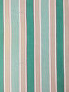 Ticking in green, beige and white stripes. Spain c.1950 - Lot of 2 pieces