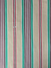Ticking in green, red and gray stripes. Spain c.1940 - 116×202 cm