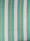 Ticking in green and gray stripes. Spain c.1940 - 55×168 cm