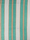 Ticking in green and gray stripes. Spain c.1940 - 55×168 cm