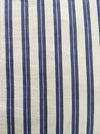 Bolster in blue and white stripes. Sweden c.1900