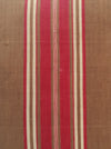 Cushion in brown and red stripes. Sweden c.1900
