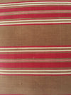 Cushion in brown and red stripes. Sweden c.1900