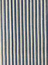 Ticking in blue and off-white stripes. Linen and cotton. Sweden c.1900