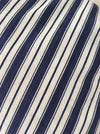 Cushion in blue and white stripes. Sweden c.1900