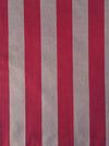 Ticking in gray and red stripes. Sweden c.1930 - 57 cm × 3.86 meters (2 pieces avail.)