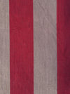 Ticking in gray and red stripes. Sweden c.1930 - 57 cm × 3.86 meters (2 pieces avail.)