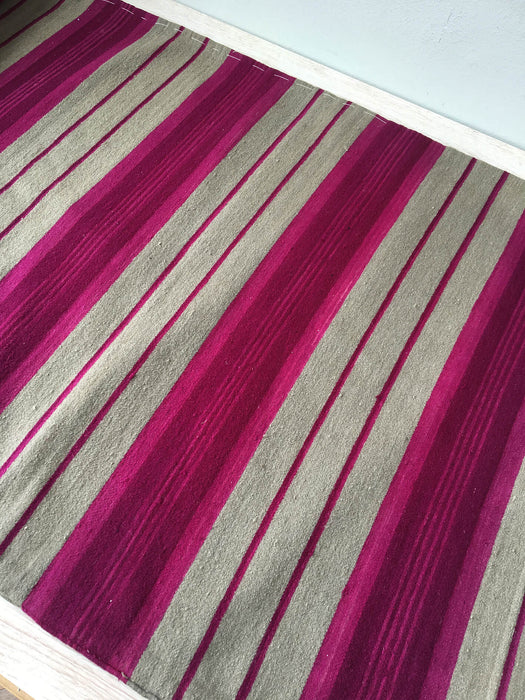 Cover in gray and burgundy stripes. Sweden c.1900