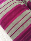 Cover in gray and burgundy stripes. Sweden c.1900
