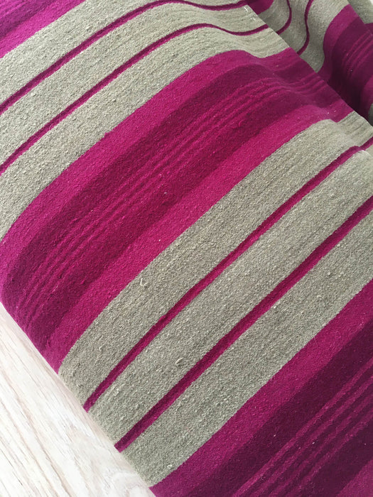 Cover in gray and burgundy stripes. Sweden c.1900
