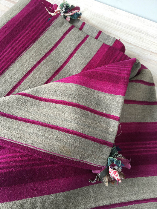 Cover in gray and burgundy stripes. Sweden c.1900