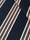 Denim blue and white stripes ticking. Sweden c.1900