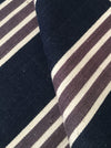 Denim blue and white stripes ticking. Sweden c.1900
