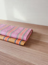 Pink striped ticking yardage. Spain c.1950 - Various pieces