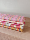 Pink striped ticking yardage. Spain c.1950 - Various pieces