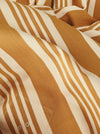 Yellow Stripes Antique European Ticking Fabric Recovered Panels REC-RA-AMARILLO-002B - Ticking Depot
